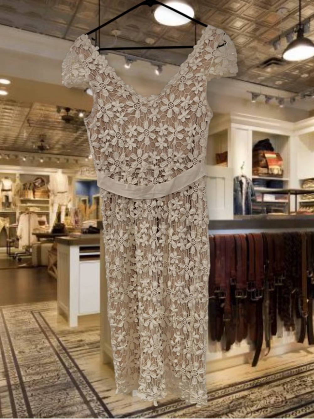 Anthropologie bridal line - BHLDN Hoss Intropia Lace Floral Dress